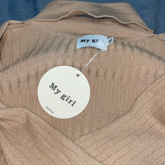 Long beige dress - Picture 4 of 5